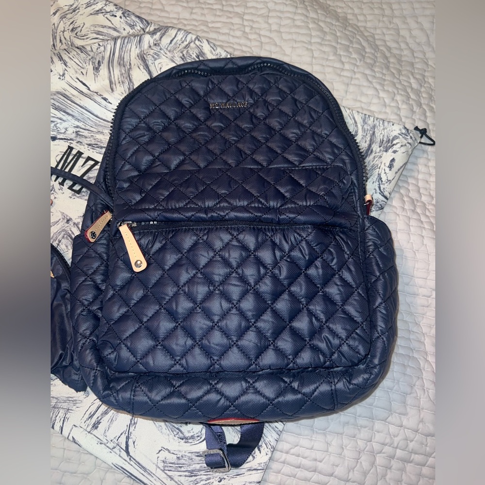 MZ Wallace Metro Backpack Deluxe Dawn Rec (Navy Blue) NEW